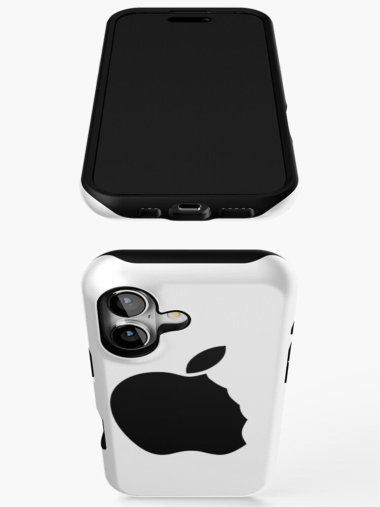 Apple logo bitten into iPhone Case